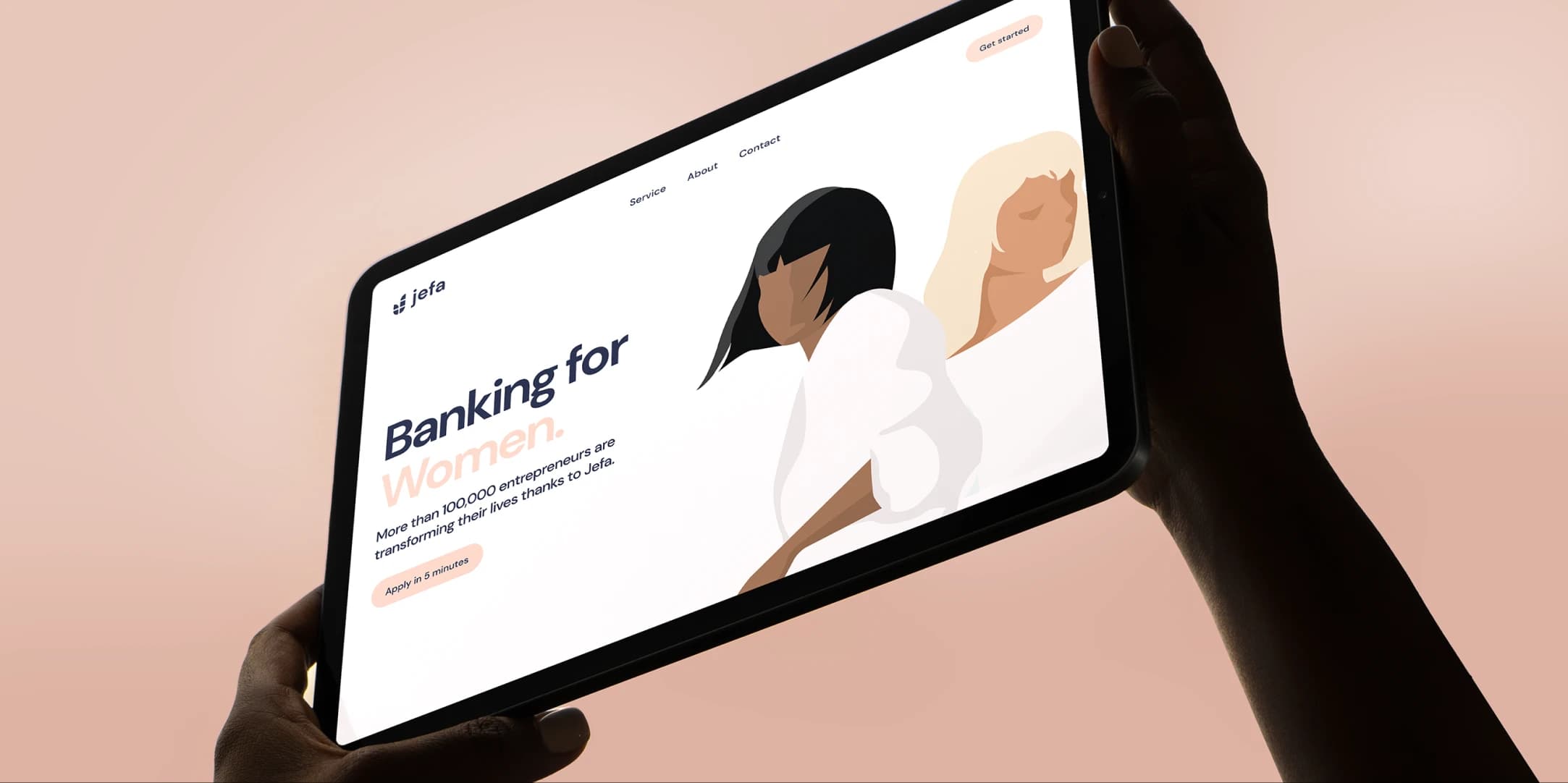 Screenshot of Jefa Brand & Product Redesign